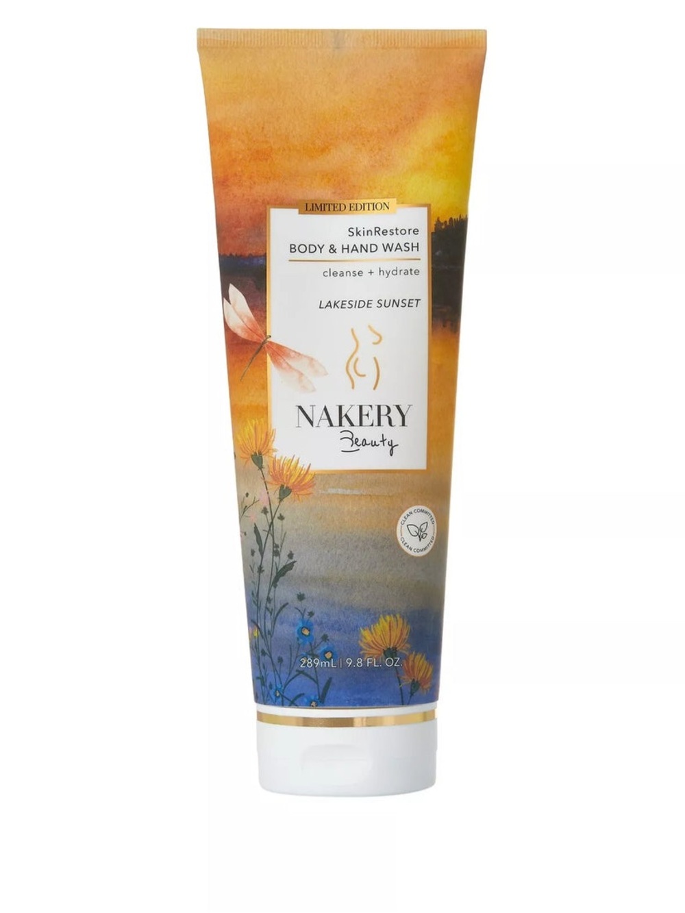 Nakery Beauty Lakeside Sunset Body & Hand Wash (9.8 oz)